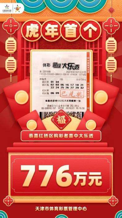 中奖海报