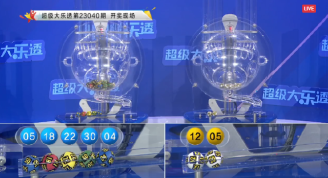 大乐透开奖直播截图