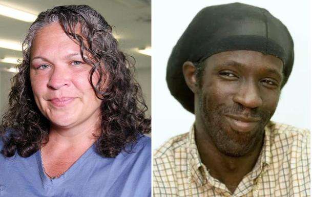 摩尔（左）与莎士比亚（右）