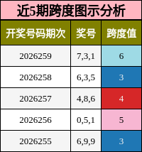 近5期跨度图示分析